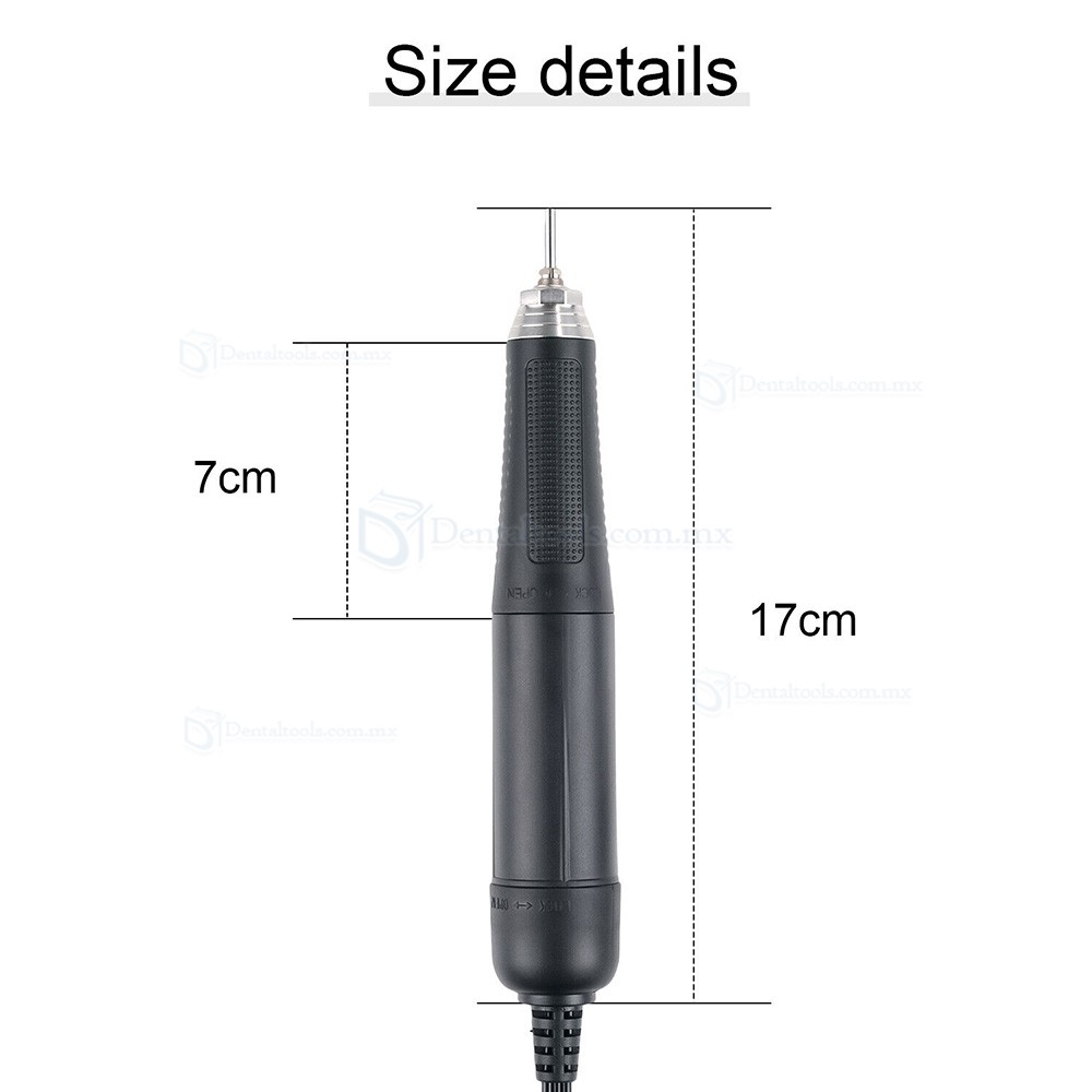 STRONGDRILL SDH-550 Pieza de mano para micromotor dental sin escobillas de 50000RPM